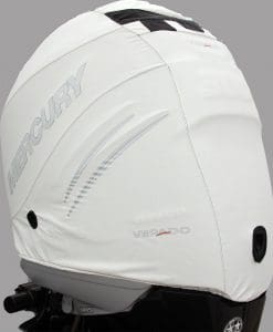 White Mercury Verado vented cover