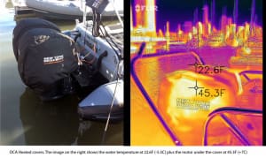 Honda heated outboard cover