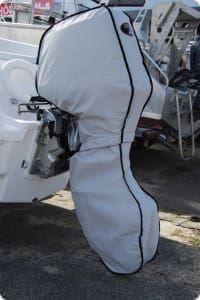 Honda BF50 storage and towing cover.
