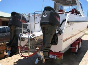 Suzuki DF175 pair of Vented outboard Splash covers. #AustralianMade