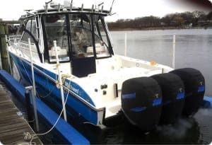 Triple Verado Vented outboard Splash covers. #AustralianMade