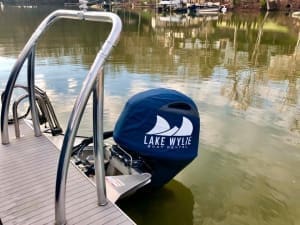 Yamaha F100 custom branded vented outboard cover #AustralianMade