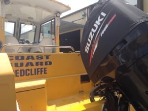 Suzuki DF300 Vented outboard Splash cover.