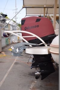 Suzuki DF175 Vented outboard Splash cover pair. 