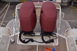 Suzuki DF175 Vented outboard Splash cover pair. 