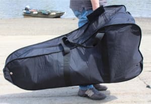 Outboard motor carry bag